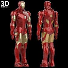 Mk 3 Mark Iii Tony Stark Helmet Armor Suit 3d Printable Model Print File Stl Do3d Printed Painted Iron Man Body Armor Suits 3d Printable Models