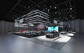 Audi Motor Show Design Concept On Behance Audi Motor Car Showroom Design Booth Design
