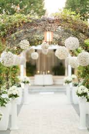 60 Simple Elegant All White Wedding Color Ideas Wedding Ceremony Decorations Wedding Entrance Wedding Decorations