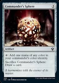 Before your balance runs out, we'll let you know. Commander S Sphere C21 239 Magic The Gathering Card