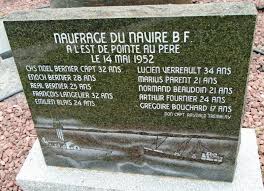Naufrage du navire B.F.