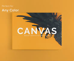 Landscape Canvas Ratio 4x3 Mockup 03 Filtergrade Landscape Canvas Colorful Backgrounds Photo Canvas Display