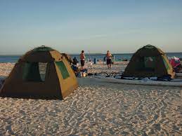 It S All About The Beach Camping Camping Places Beach Camping Holiday Tours