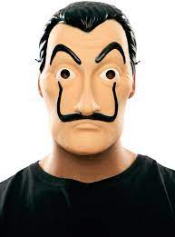 La casa di carta maschera. Maschera Salvador Dali Rapinatore Della Casa Di Carta Originale Netflix La Casa De Papel Shop Magic Games Party