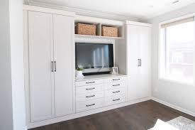 Build a custom closet for $100 using two sheet of 3/4in plywood. Bedroom Closet Built Ins Novocom Top