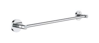 Wall mounted chrome towel holder shelf bathroom storage rack rail bar stand$54.99. Grohe 40688001 Essentials Wall Mounted Towel Holder Cm 50 Chrome Vieffetrade