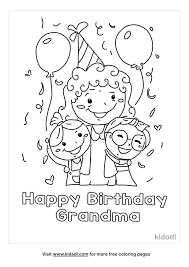 736x544 printable birthday cards to color for grandma happy birthday card. Happy Birthday Grandma Coloring Pages Free Birthdays Coloring Pages Kidadl