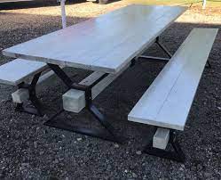 Metal Frame Picnic Table Metal Picnic Tables Stainless Steel Furniture Picnic Table