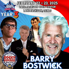 It's Astounding......time is...fleeting...” ........because in honor of the  50th Anniversary of “The Rocky Horror Picture Show,” Brazoria County Comic  Con is pleased to welcome the one and only Brad Majors himself, Barry