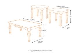 North shore table (set of 3). North Shore Table Set Of 3 Ashley Furniture Homestore
