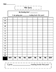 Trc Data Tracking Worksheets Teaching Resources Tpt