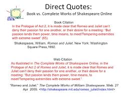 And besides, it's all in archaic english that we just don't use any more. Do We Do Book Quotes In Work Cited Ppt Mla Format Review Powerpoint Presentation Free Download Dogtrainingobedienceschool Com