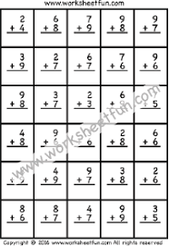 Addition Basic Addition Facts Free Printable Worksheets