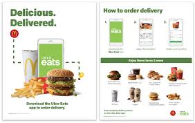 Com o mcdelivery do mcdonald's você pode fazer seu pedido pela internet e receber seu hambúrguer preferido em casa. Mcdelivery Partnership With Uber Eats Daniella Creative