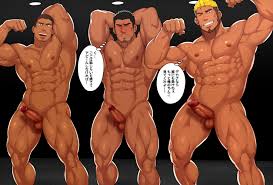 JPN] Sakuramaru さくらまる (Higeudon ひげうどん) – Zenra Bodybuilding Contest 全裸ボディビル コンテスト - Read Bara Manga Online