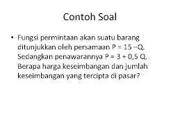Maybe you would like to learn more about one of these? Fungsi Permintaan Dan Penawaran Matematika Bisnis Penerapan Fungsi
