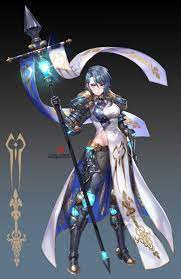 female knight (女騎士) | Anime character design, Concept art characters,  Character art