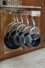 Pan Lid Storage Ideas Pots And Pans Organizer Ikea Pot Lid Organizer Diy Kitchen Storage Kitchen Organization Cookware Organization