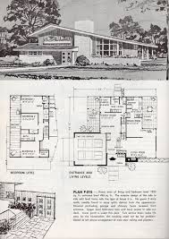 1963 Mid Century Modern House Plans Modern Floor Plans Mid Century Modern House
