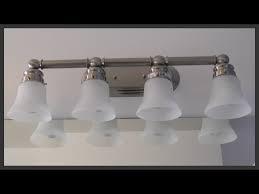Find the perfect furnishings for your dream bathroom! Bathroom Vanity Light Fixture Installation Youtube