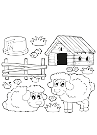 Kleurplaat dieren makkelijk kleurplaat vor kinderen 2019 within. Kleurplaat Boerderij 26 Allerleukste Boerderij Kleurplaten