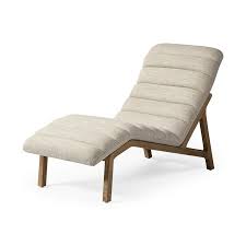 Its sitting space includes button tufting. Mercana Pierre Cream Fabric Upholstered Armless Chaise Lounge Chair In The Chaise Lounges Department At Lowes Com