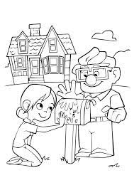 The fact that these two were together from childhood to ellie's dying day (and possibly beyond) is just too adorable. Disney Carl And Ellie Coloring Pages Coloring Pages Ideas