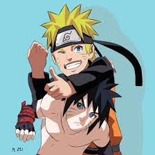 They learned to share their each others pain. Naruto And Menma Brothers By Ikuzram021 On Deviantart