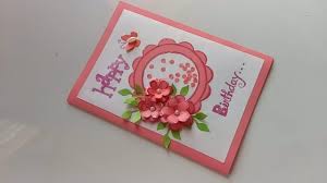 Make it heartfelt or use humor to bring a smile to the recipient's face. Handmade Birthday Card Idea Diy Greeting Cards For Birthday Youtube