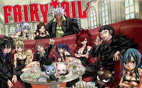 It is set in a fictional world called earth land where wizards or mages coexist with humans. Coloring In Pictures Anime Fairy Tail Whole Guild Fairy Tail Guild Wallpapers Top Free Fairy Tail Guild Backgrounds Wallpaperaccess Anime Fairy Tail Anime Hvost Fei Sayuukcosplay