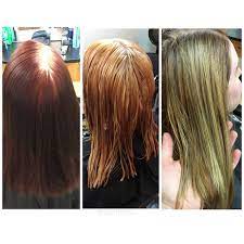 6 Hour Color Correction From Box Dye To Natural Blonde Before And After Transformation Using Olaplex Hair Blonde Before And After Natural Blondes