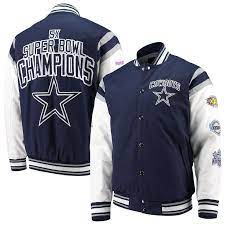 Dallas Cowboys Commemorative Canvas Varsity Jacket Navy Varsity Jacket Jackets Beautiful Jacket