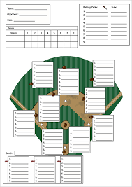 9 Baseball Line Up Card Templates Doc Pdf Psd Eps