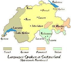 Languages Of Switzerland Map Of Switzerland Switzerland Travel Switzerland Vacation