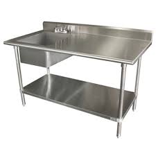 advance tabco kms 11b 306l x work table