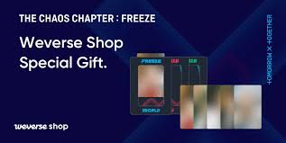 For checking errors in the app and improving app usability device id: Weverse Shop On Twitter Txt 2nd Album The Chaos Chapter Freeze Weverseshop Special Gift Buy Random Album And Get One Set Of Magnet Frame Random Photo Cards Of Members Buy Album