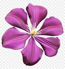 What kind of flower is purple with orange center? Purple Flower Transparent Png Clip Art Image Clip Art 82615 Pikpng