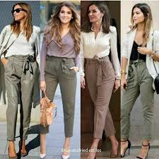Bow Pants And High Waisted Pants Styling Ideas Business Casual Outfits Summer Work Outfits Fashion Pants