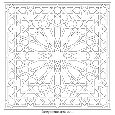 islamic arabesque geometric art vector pattern freepatternsarea islamic art pattern geometric art pattern art