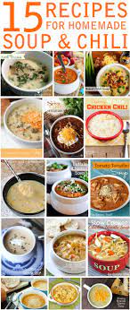 15 Soup And Chili Recipes Recipes Cooking Recipes Soup And Sandwich
