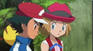 Pokemon Xy Serena Looking At Ash In Concern Amourshipping Pokemon Cute Pokemon Wallpaper Pokemon Ash And Serena