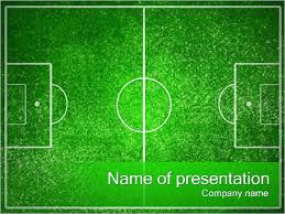 The size of a football (soccer) field is about 100 metres long and 60 metres wide, but in official games there are regulations about the minimum and maximum. Football Field Powerpoint Template Backgrounds Google Slides Id 0000002345 Smiletemplates Com