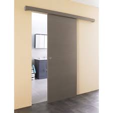Kit Porte Coulissante Taupe Porte Interieure Porte Interieure Escalier Et Cloison Amovible Outillage Construction