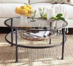 Glass tables offer interesting opportunities for decoration. Tanner 36 Round Coffee Table Round Glass Coffee Table Decorating Coffee Tables Coffee Table Design