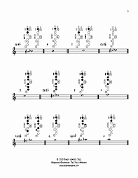 Finger Charts For Alto Sax Bass Trombone Range Chart