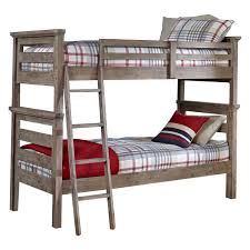Hillsdale Furniture Oxford Oliver Twin Over Twin Bunk Bed Cocoa Bunk Beds Bunk Beds With Storage Twin Bunk Beds