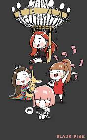 Black And Pink Cartoon Pinterest Peachypakpak Blackpink Lisa Blackpink Wallpaper Black Pink Kpop