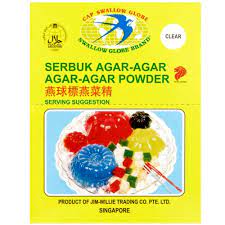 Jadi air adalah 800ml dan agar2 adalah 200 ml. Swallow Globe Agar Agar Clear Powder 10g Mygroser