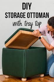 Diy Storage Ottoman Cube With Tray Top Build Plans Anika S Diy Life In 2020 Diy Storage Ottoman Diy Storage Ottoman Cube Diy Ottoman