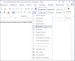 1 removing extra paragraphs and page breaks. How To Remove Automatic Horizontal Lines In Word